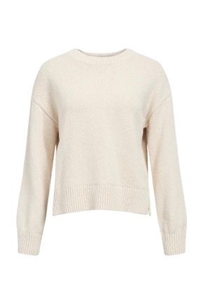 Sima ls knit pullover White Sand Object 